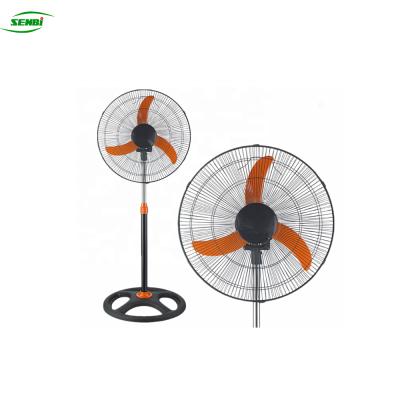 China Long Time Working Powerful Wind Industrial Electric Adjustable Stand Fan 18 Inch With Stand for sale