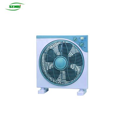 China Hotel Home Appliances Small 12 Inch Box Fan Electric AC 220v Motors With Timer for sale