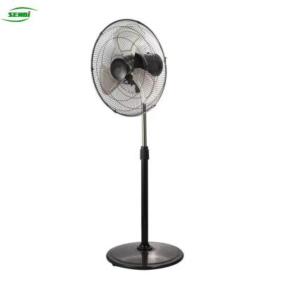 China Outdoor High Velocity 18 Inch 20 Inch Air Ventilation 45cm Floor Fan Industrial Agricultural Stand Fan for sale