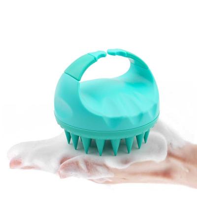 China Silicone Waterproof Soft Head Home Use Scalp Massage Shampoo Clean Brush for sale