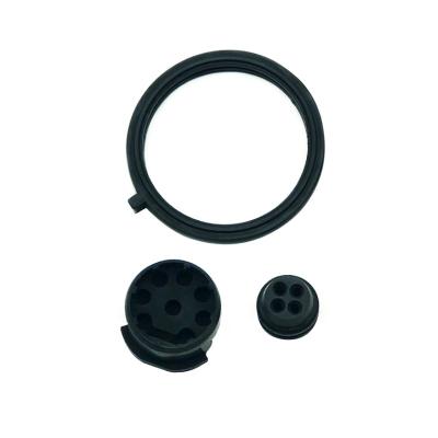 China Customizable Silicone EPDM FKM Rubber Sealing Parts Use In Sensor for sale