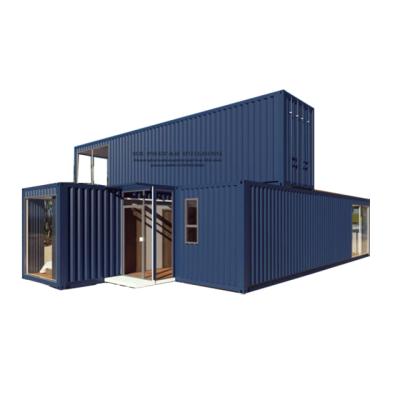 China Hotel Customized Container Homes Prefab 40ft Luxury Home for sale