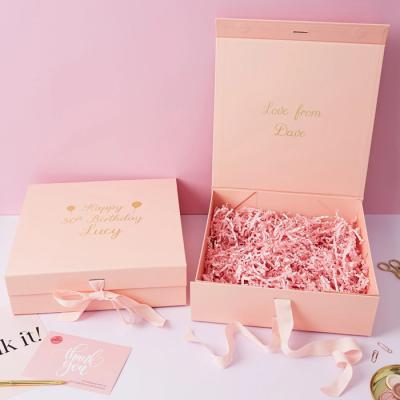 China Recyclable Custom Mini Magnetic Folding Gift Birthday Gift Box For Present Box Luxury Gift Christmas Women Present Boxes for sale