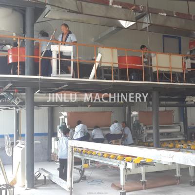 China Automatic kitchen countertop and bathroom countertop JINLU quartz artificial stone slab production line large, kuvars levha retim makinesi, marble machine for sale