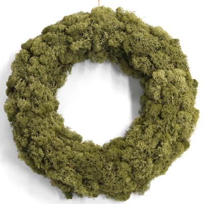 China Decoration New Arrival Sage Green Preserved Moss Moss Garland Natural Decoration Ornament Hanging Moss Garland for sale