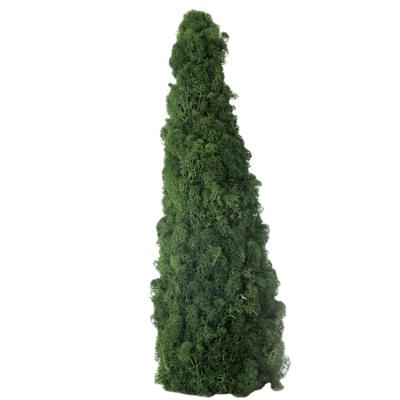 China High Quality Three Dimensional Custom Made Handmade Decorative Army Moss Cone Green for sale