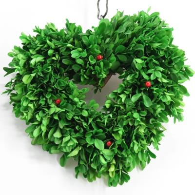 China Natural Boxwood Garland Preserved Lobular Boxwood Wreath Leaves 100% Factory Direct Wholesale Premium Quality Natural Boxwood for sale