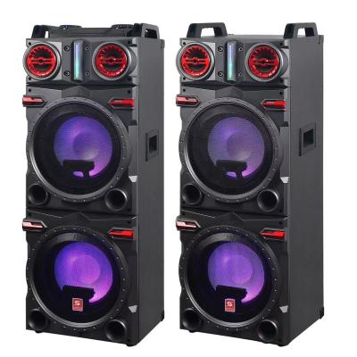 China No Party Professional Karaoke Speaker Dual 12 Inch Subwoofer Support TWS/BT Function HIFI Audio for sale