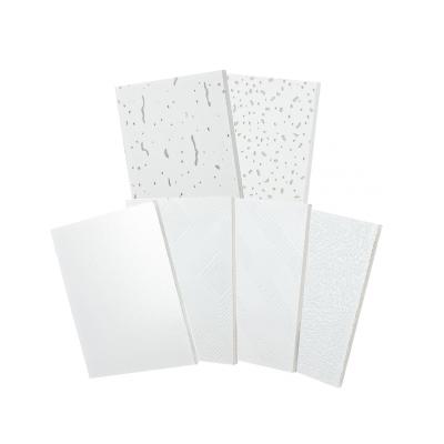 China Best Quality Fire Retardant Moisture And Heat Resistant Pure Natural Gypsum Ceiling Tile for sale