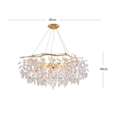 China Zhongshan Contemporary Manufacture Home Decor Chandeliers Crystal Lamp for sale