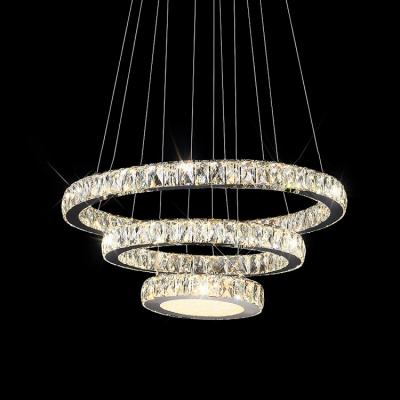 China Large Scandinavian Indoor Glass Round Gold Led Crystal Pendant Lamp With Modern Crystal Lamp for sale