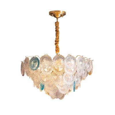 China Surface Mounted Elegant Crystal Chandelier Modern Crystal Lamp Room And Bedroom Suitable For Living for sale