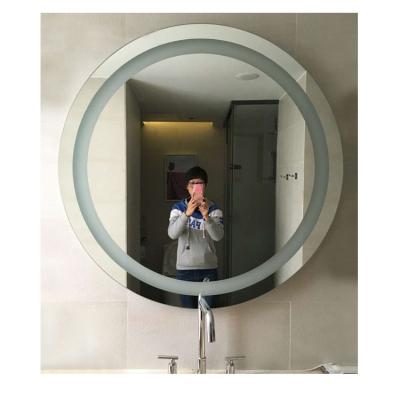 China Modern Art Unique Modern Latest Bunnings Wall Mirror Lighted Dressing Room Makeup Mirror With LED Light for sale