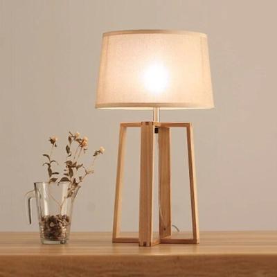 China Minimalist Modern Home Decorate Floor Lamp Light Fixture Floor Or Table Wooden Lamp For Living Room Study Room for sale