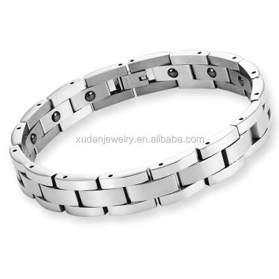 China Eco-Friendly (Nickel Free All Bio Magnet Magnetic Energy Titanium Bracelet For Men Germanium Bracelets for sale