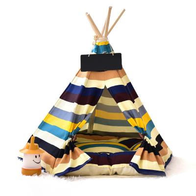 China Amazon Breathable Hot Sale Pet Products Accesorios Para Mascotas Al Mayor Cat Bed Pet Tent House Durable Soft Soft Teepee Amazon Large for sale