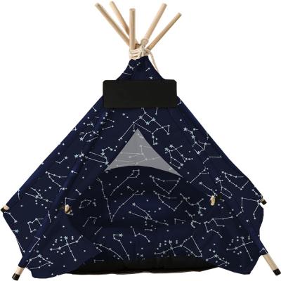 China Breathable Warm Al Mayor Large Al Mayor Accesorios de Para Mascotas Amazon Cat Bed House Dog Teepee Durable Soft Pet Tent for sale