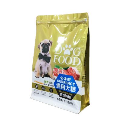 China Wholesale Recyclable Customization Dog Cat Zipper Pouch Package Flat Bottom Pet Food Pouch Bags Packaging for sale