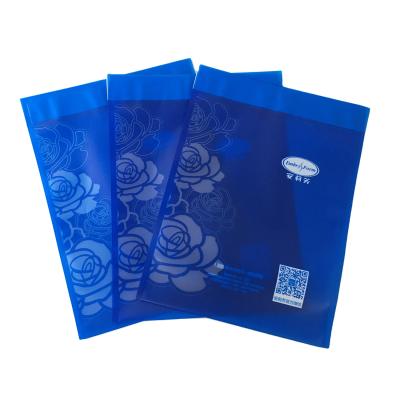 China High Quality Disposable Underwear Clothes Packaging Zip Lock Frosted Bags Safety Plastic Tamper Evident Delivery Bags for sale