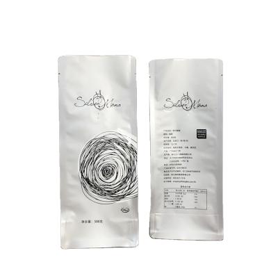 China Customized Recyclable Heat Seal Eco - Friendly Aluminum Foil Ziplock Coffee Packing Bag With Valve for sale