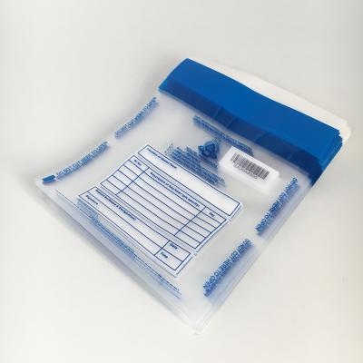 China Recyclable LDPE Security Sealing Tamper Proof Bag Money Cash Payment Mailing Bag For Crime Scene for sale