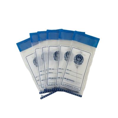 China Recyclable High Quality Police Security And Legal Departments Self Adhesive Strong Seal Tamper Evident Bag for sale