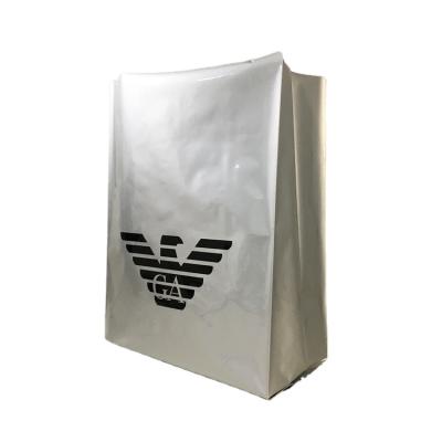 China Quality Aluminum Foil Flat Bottom Barrier Guaranteed Silver Antistatic Medium Sealing Bags for sale