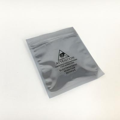 China Recyclable Custom Printing Anti-Static Shielding Zip Lock ESD Bags For Protecting Sensitive Electronics for sale