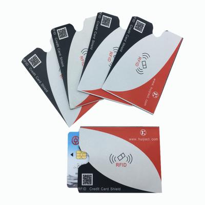 China Waterproof / Waterproof Free Samples RFID Blocking Sleeves Anti Scan Credit Card Protector For Data Protection for sale