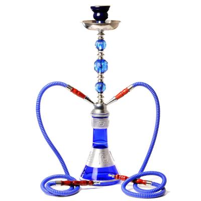 China Wholesale Novelty New Design Arabic Glass Shisha Pot Big Blast Hookah For Smoking Accessories Shisha Hookah Set 53cm Size for sale