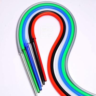 China 2021 Wholesale Silicone Aluminum Hose Hookah Shisha Stem Smoking Accessories AF1002 for sale