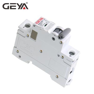 China GEYA Miniature Circuit Breaker GYM9 1P 25A Single Phase DC MCB 6KA 250V For Solar PV System Home Use 6000A for sale