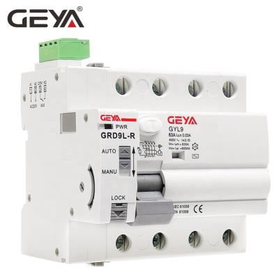 China GEYA 3 Pole RCCB Circuit Breaker With RS485 Function Automatic Remote Control RCCB ELCB 4Pole Reclosing Type A Type B RCCB 6kA/10kA for sale