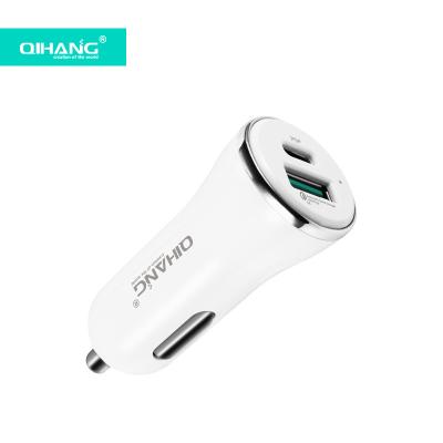 China Universal Mobile Phone USB Multi C Super Fast Phone Charging PD Car Charger QC 3.0 for sale