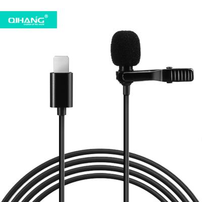 China Lavalier Microphone Loud Speaker Lapel Clip Mic Lavalier Microphone Microfono De Cuello Lavalier For Iphone for sale