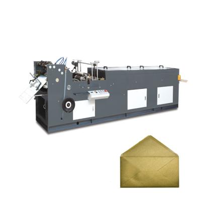 China Automatic Factory Pocket Wallet Ad Diamond Envelope Flap Gumming Glue Liner Making Machine for sale