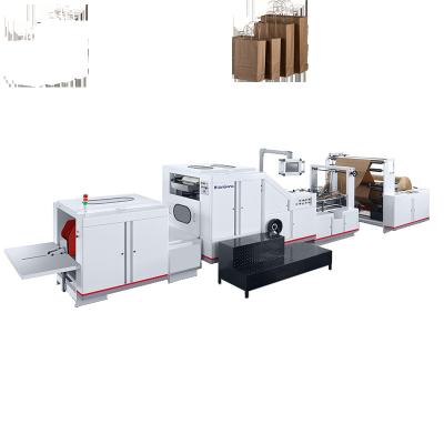 China Square Bottom Hotels Banana Tissue Paper Carry Bag Making Machine Price for sale