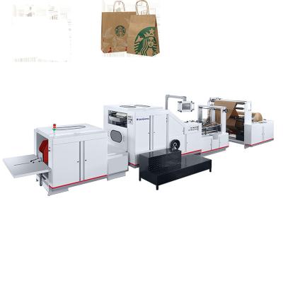 China Hotels low cost pinch sandwich kfc bottom paper bag making kraft paper machine for sale