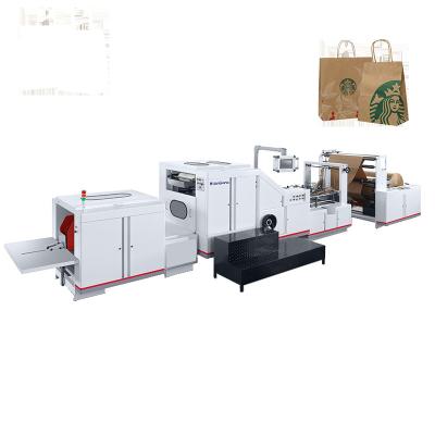 China Hotels Carry Best Handbag Flat Bottom Cement Folding Paper Bag Making Machine Suppliers India for sale