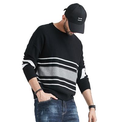 China Anti-Wrinkle 2022 Fashionable Custom Sweater Knit Jumper Men's Crewneck Sweaters Clothes Men for sale