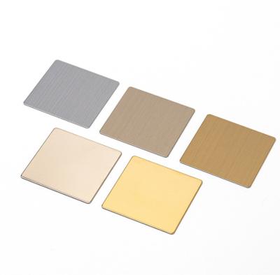 China Decoration color mirror stainless steel building 201 gold foil 316 stainless steel gold sheet 304 430 steel plate for sale