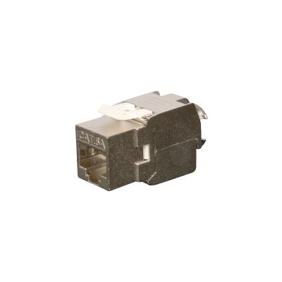 China Toolless CAT6A RJ45 Module Keystone Jack Toolless FTP SFTP Shielded 8P8C CAT6A RJ45 Network Module for sale