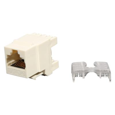 China Superior Quality CAT6A PC Keystone JACK UTP 180 Degree Network Rj45 Female Module for sale