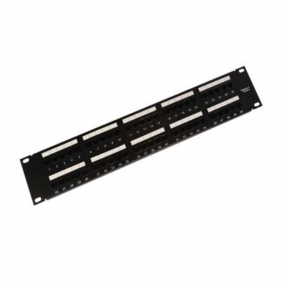 China Toolless China Provide Anti-Corrosion Cat3 Jack Telephone Patch Panel for sale