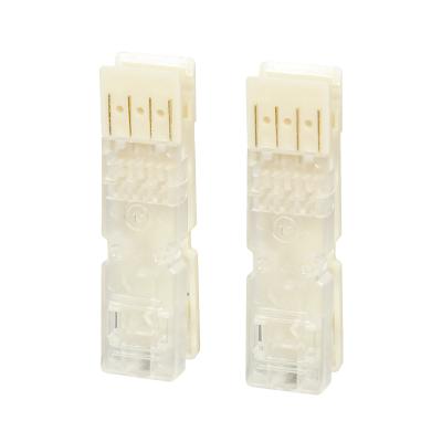 China Toolless imported fully compatible 4 Pin Modular Plug Connectors Terminals pairs of materials from the 2 for sale