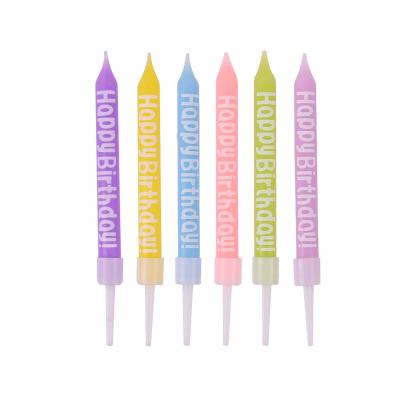 China COLOR CHANGING Rainbow A16 Color Changing Candles For Birthday Cake Decoration for sale