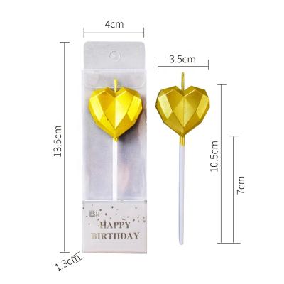 China Weddings Anniversary Candles Creative Diamond Heart for sale