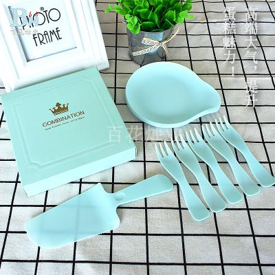 China Disposable Plastic Tableware Knife Dish Fork For Cake Xk16-204-00398 for sale