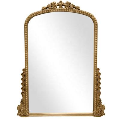 China WALL Vintage Style Gold Frame Wall Mirror for sale