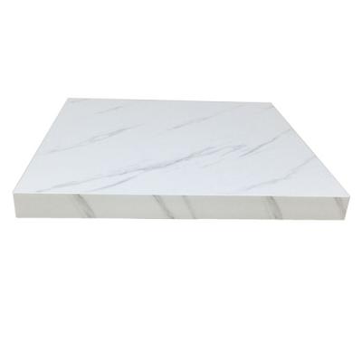 China Contemporary Marble HPL Laminated Restaurant Table Top for sale